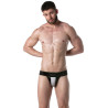 LEADER Jockstrap Brut Noir-Blanc